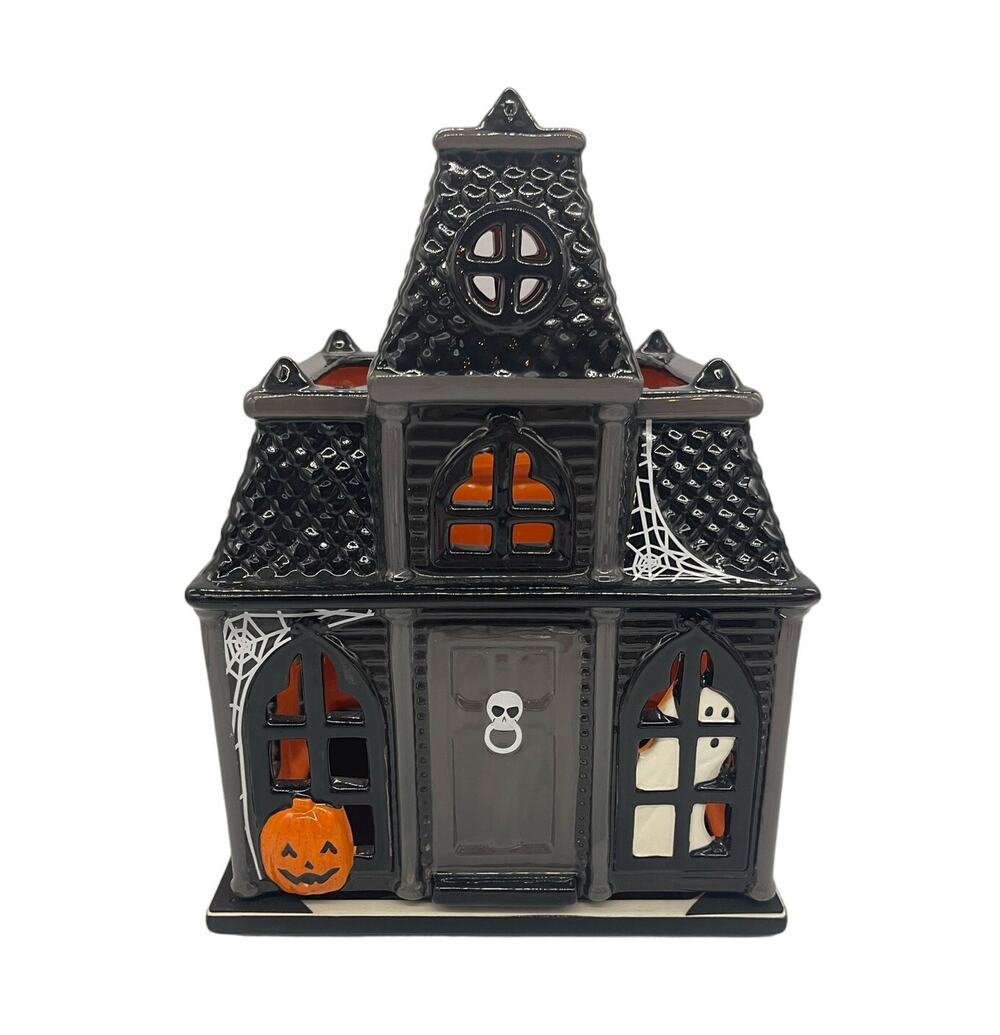 Bath & Body Works Haunted Halloween House Candle Holder 2010 Slatkin & Co